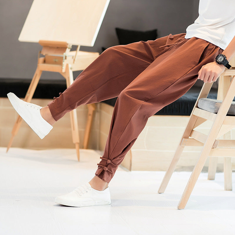Haru Minimalist Tie-Hem Pant