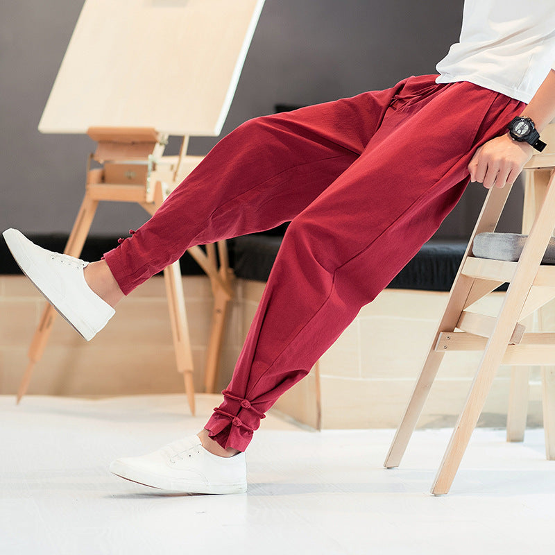 Haru Minimalist Tie-Hem Pant