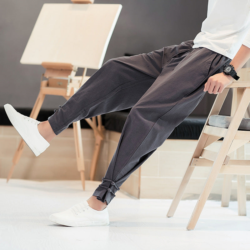 Haru Minimalist Tie-Hem Pant
