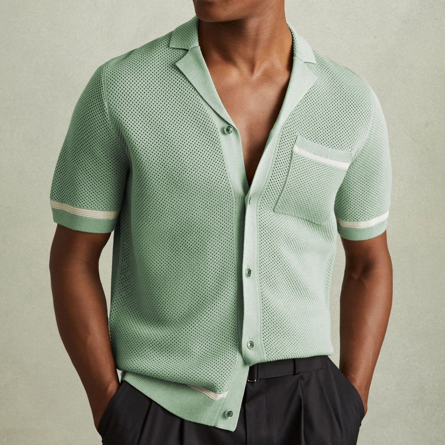 Amalfi Cuban Collar Polo