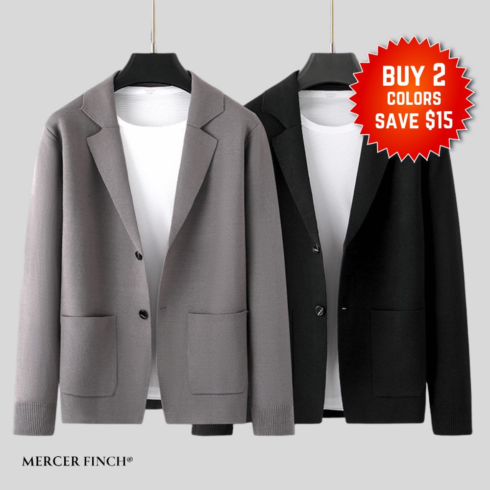 Zoren Halvard Knit Blazer