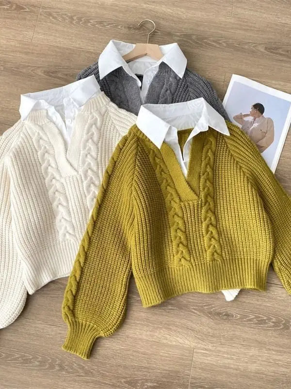 City Chic Pullover-Set