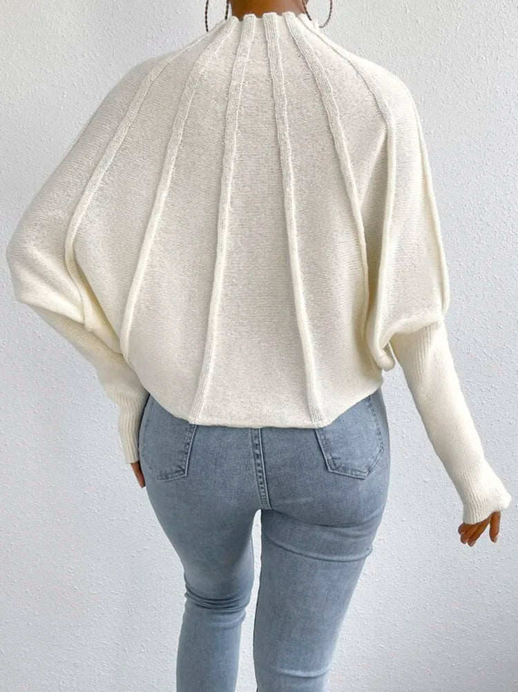 Pullover aus Rippstrick