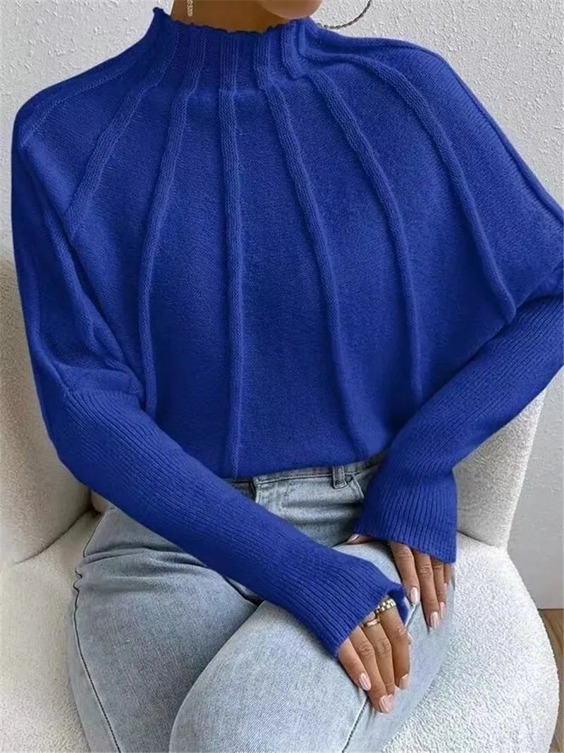 Pullover aus Rippstrick