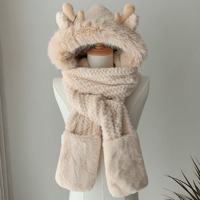 Antler Cozyhood Scarf