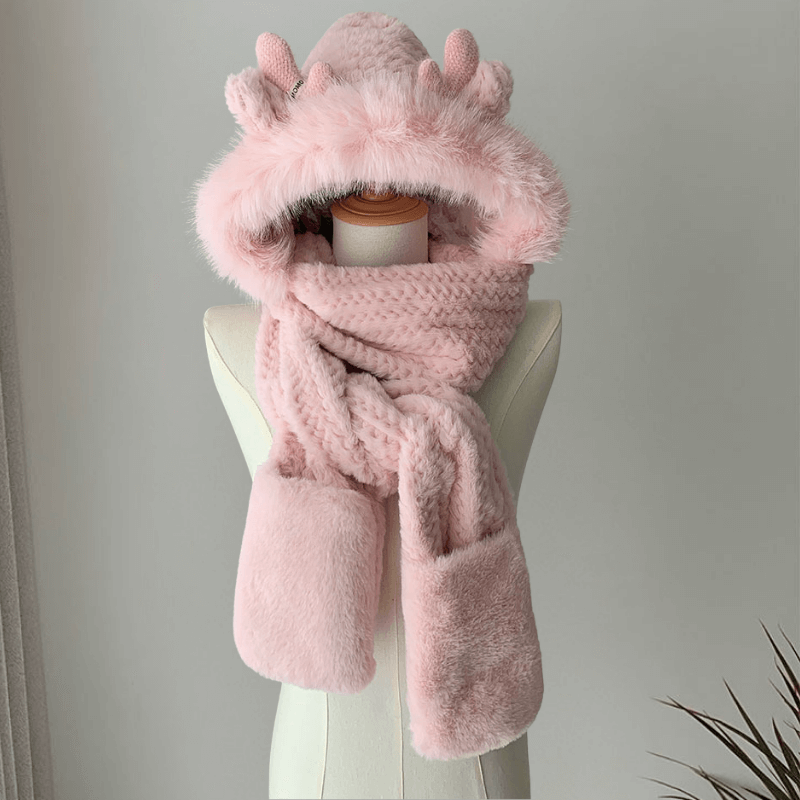 Antler Cozyhood Scarf