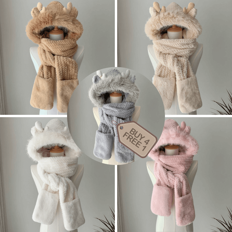 Antler Cozyhood Scarf