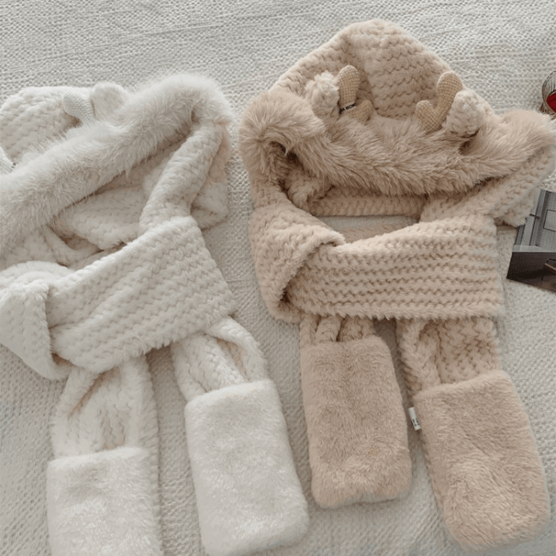 Antler Cozyhood Scarf