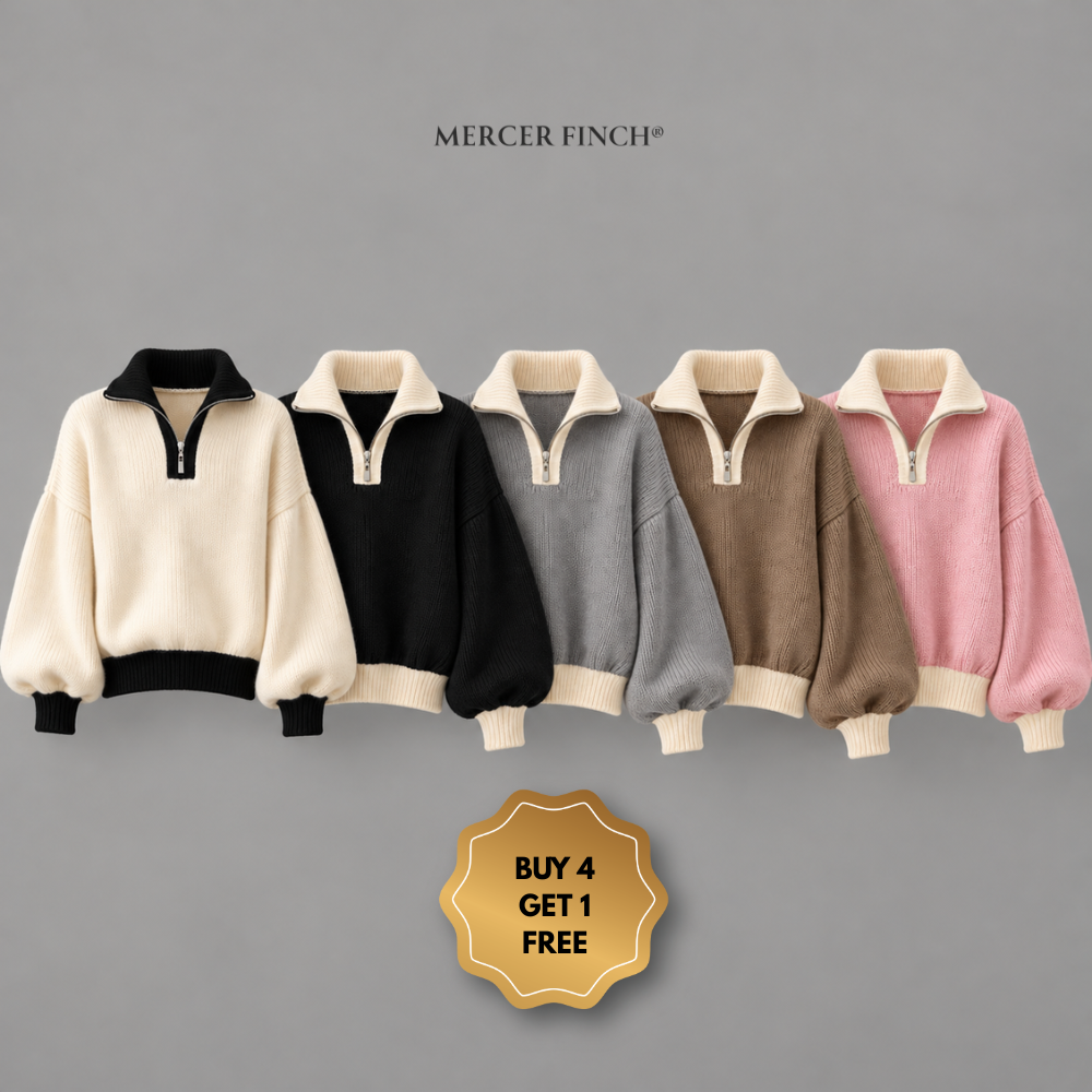 Camille Balloon-Sleeve Knit