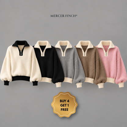 Camille Balloon-Sleeve Knit