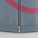 Mori Arc Zip-Strickjacke