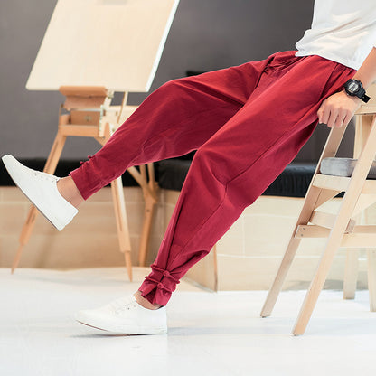 Haru Minimalist Tie-Hem Pant