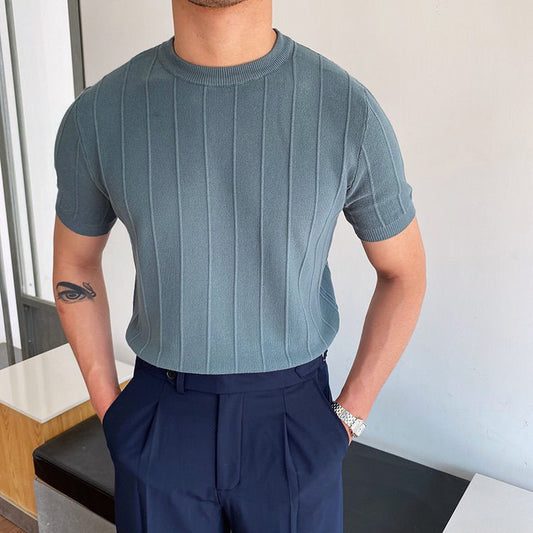 Luca Linear Knit Tee