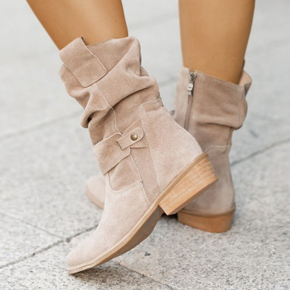 Calf Suede Boot