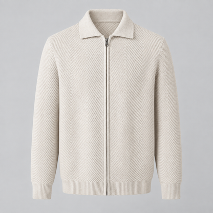 Takumi Herringbone Knit Jacket