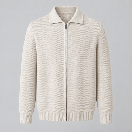 Takumi Herringbone Knit Jacket