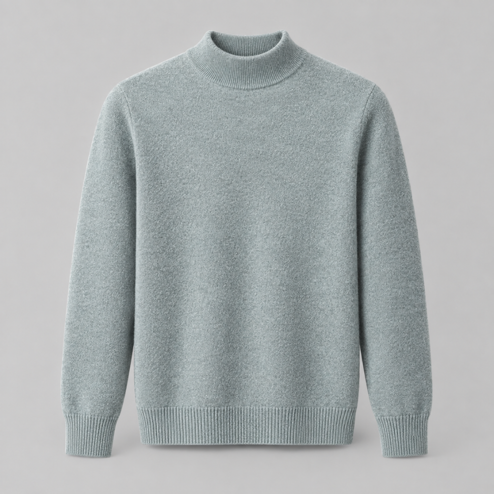 Eiji Mock-Neck Knit Sweater