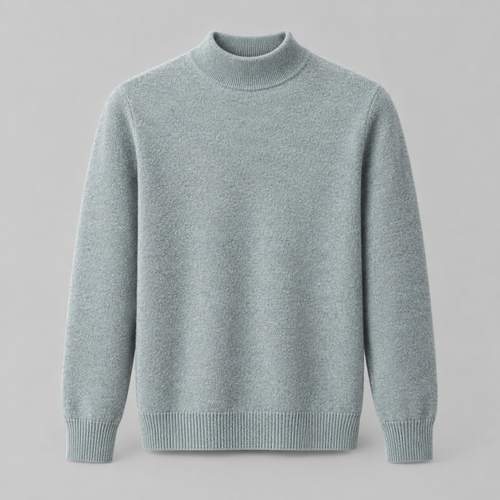 Eiji Mock-Neck Knit Sweater