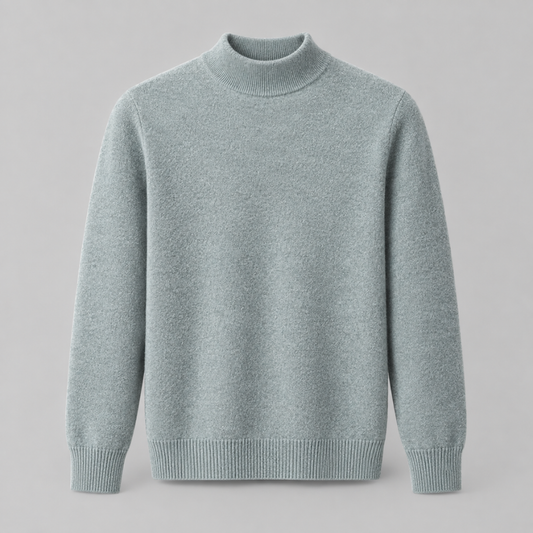 Eiji Mock-Neck Knit Sweater