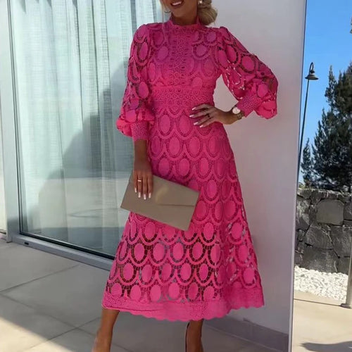 Pariser Sommer-Spitzenkleid
