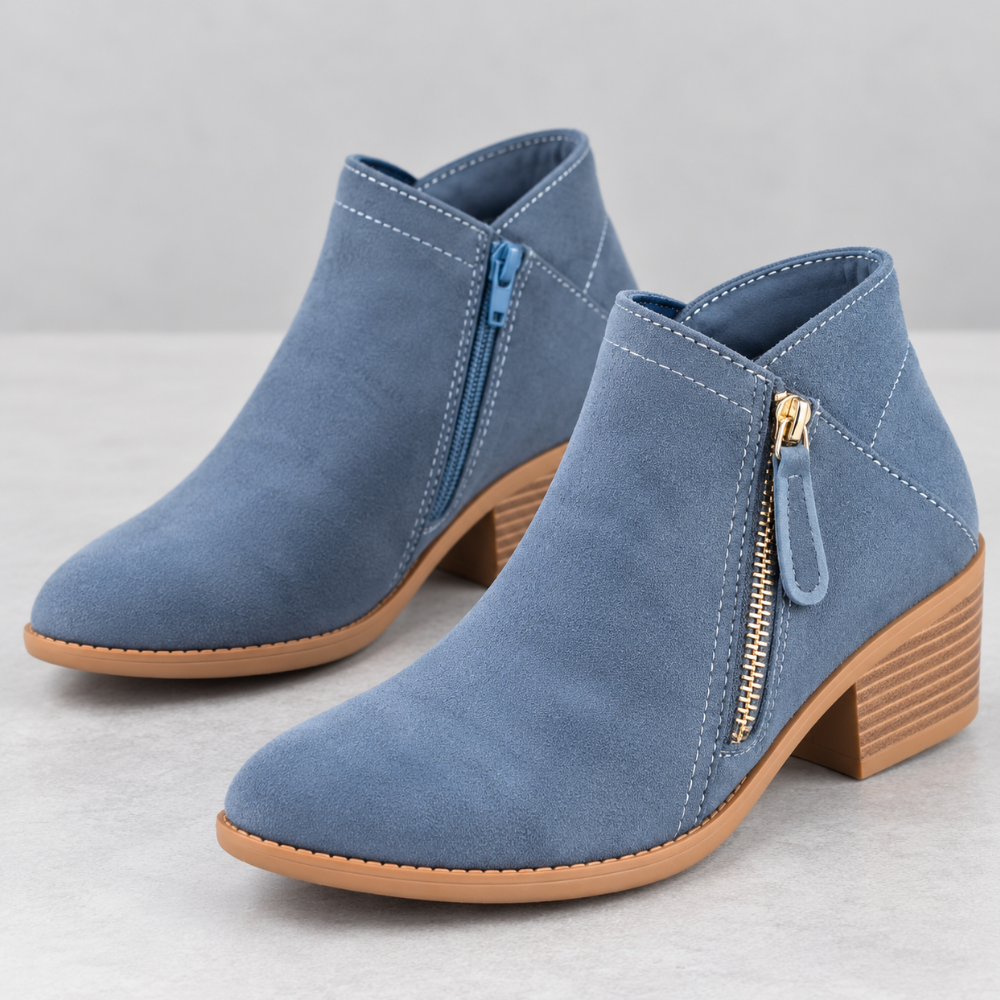 Karen Zip Ankle Boot
