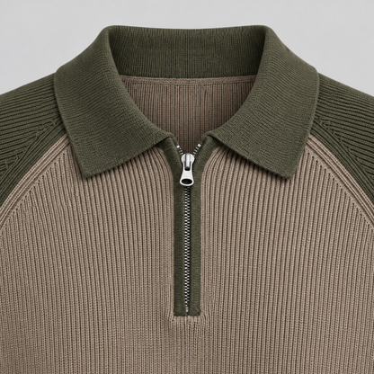 Jiro Raglan Knit Polo