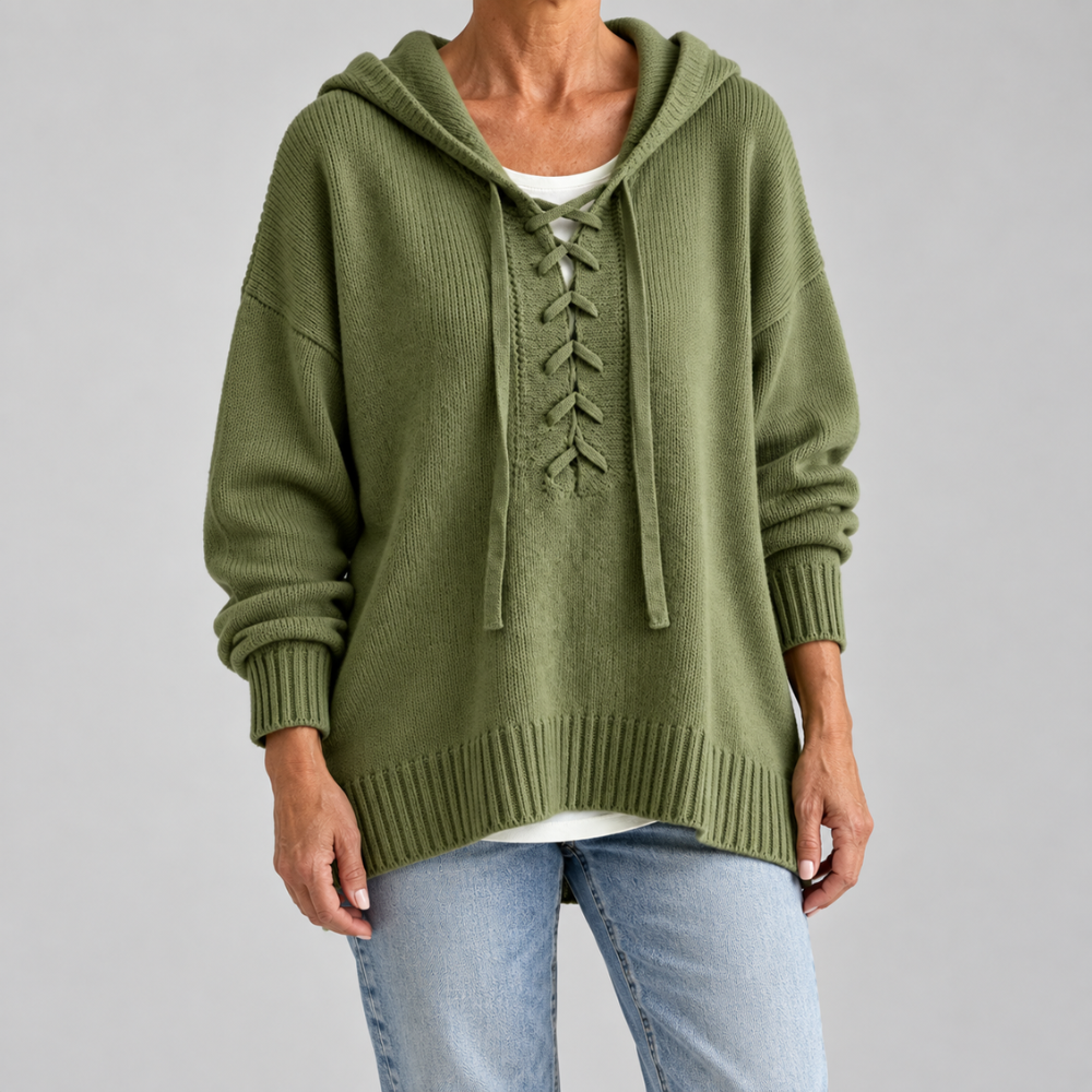 Niki Laced Knit Pullover