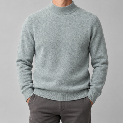 Eiji Mock-Neck Knit Sweater
