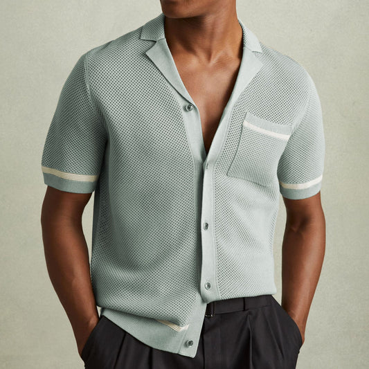 Amalfi Cuban Collar Polo