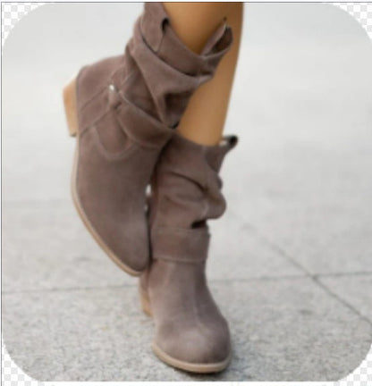Calf Suede Boot
