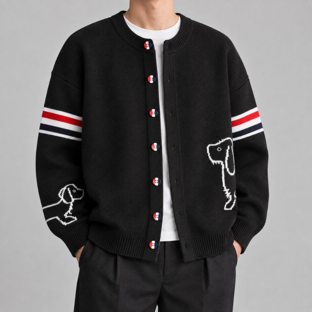 Ryusei Line Cardigan