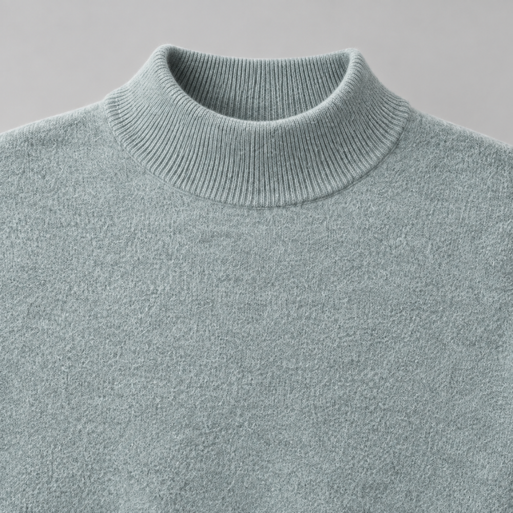 Eiji Mock-Neck Knit Sweater