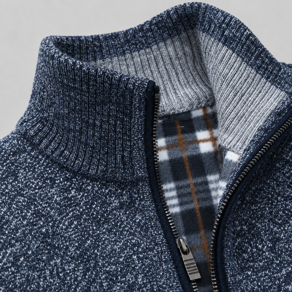 Ashcroft Stand-Collar Knit