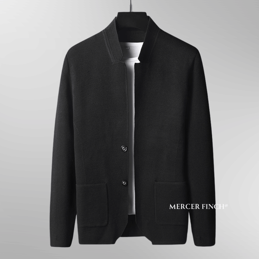 Quiet Collar Knitted Cardigan