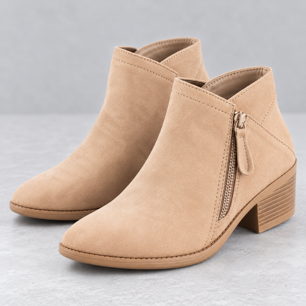 Karen Zip Ankle Boot