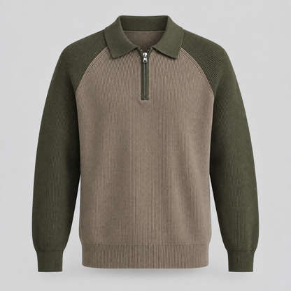Jiro Raglan Knit Polo
