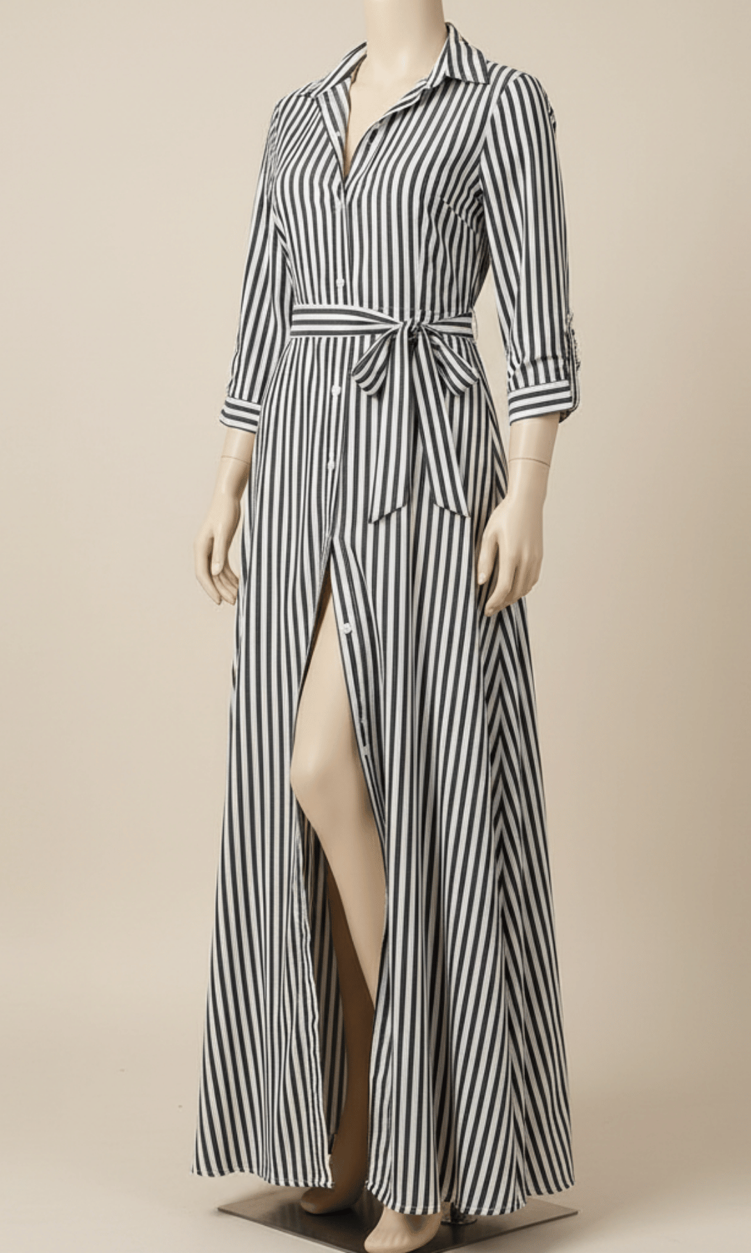 Santorini Button Dress