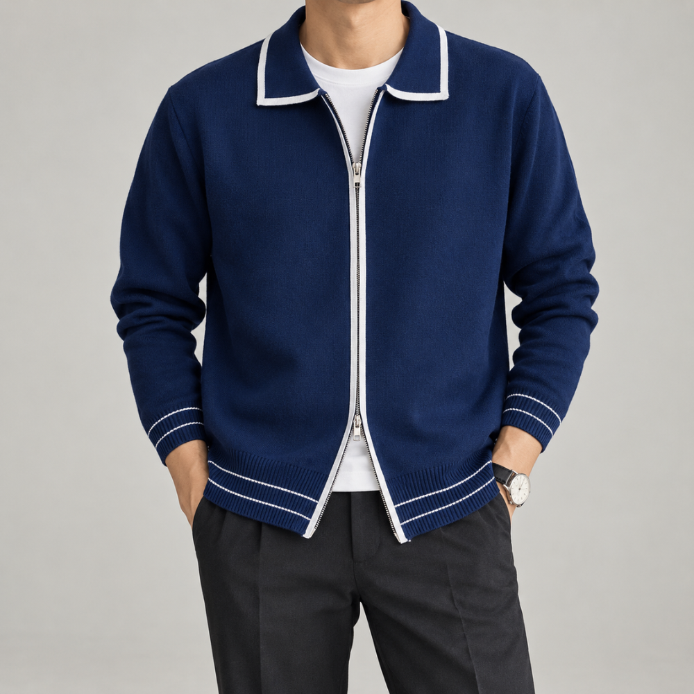 Hayama Zip Cardigan