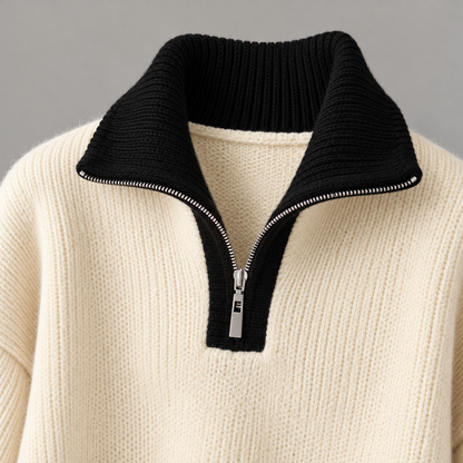 Camille Balloon-Sleeve Knit