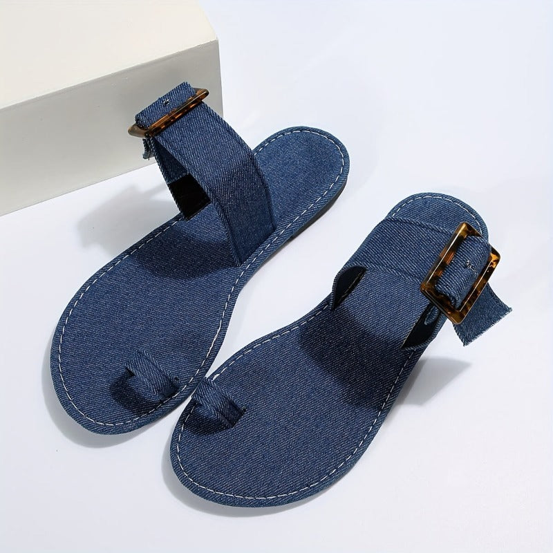 Denim Delight-slipsandalen