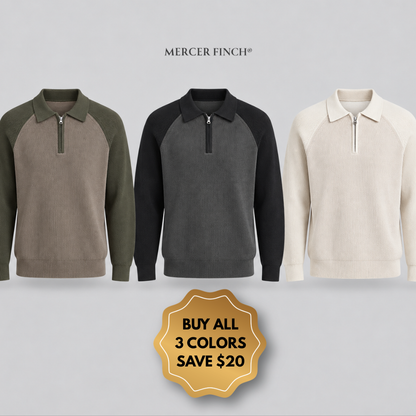 Jiro Raglan Knit Polo