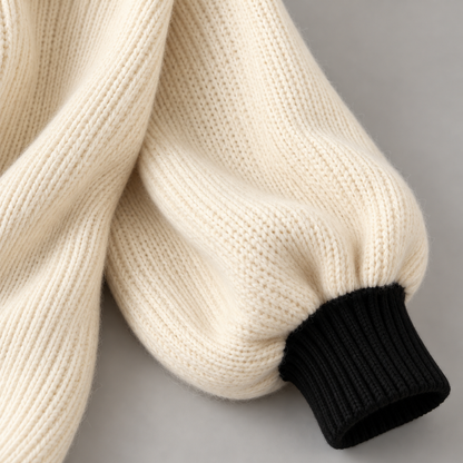 Camille Balloon-Sleeve Knit