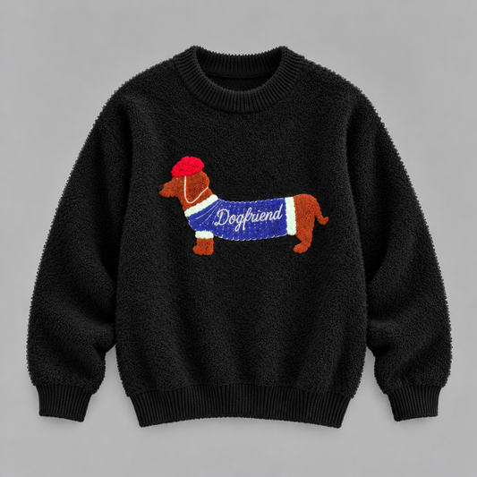 Reiji Dachshund Knit Sweater