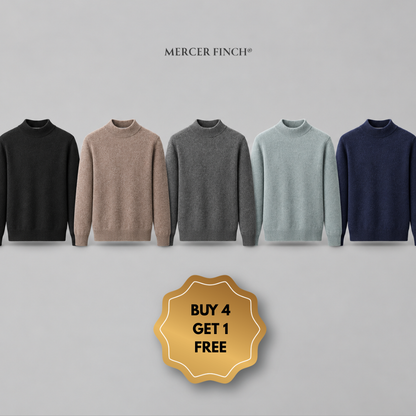 Eiji Mock-Neck Knit Sweater