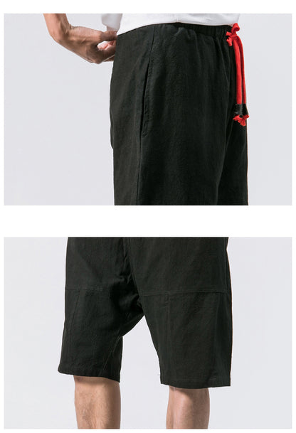 Kyoto Drift Linen Shorts