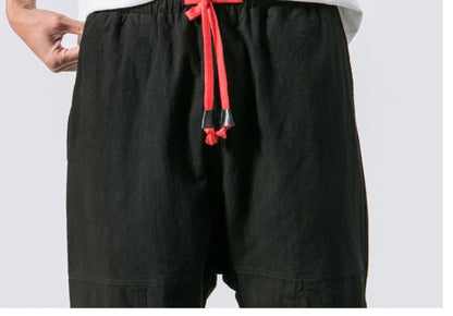 Kyoto Drift Linen Shorts