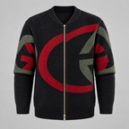 Mori Arc Zip-Strickjacke