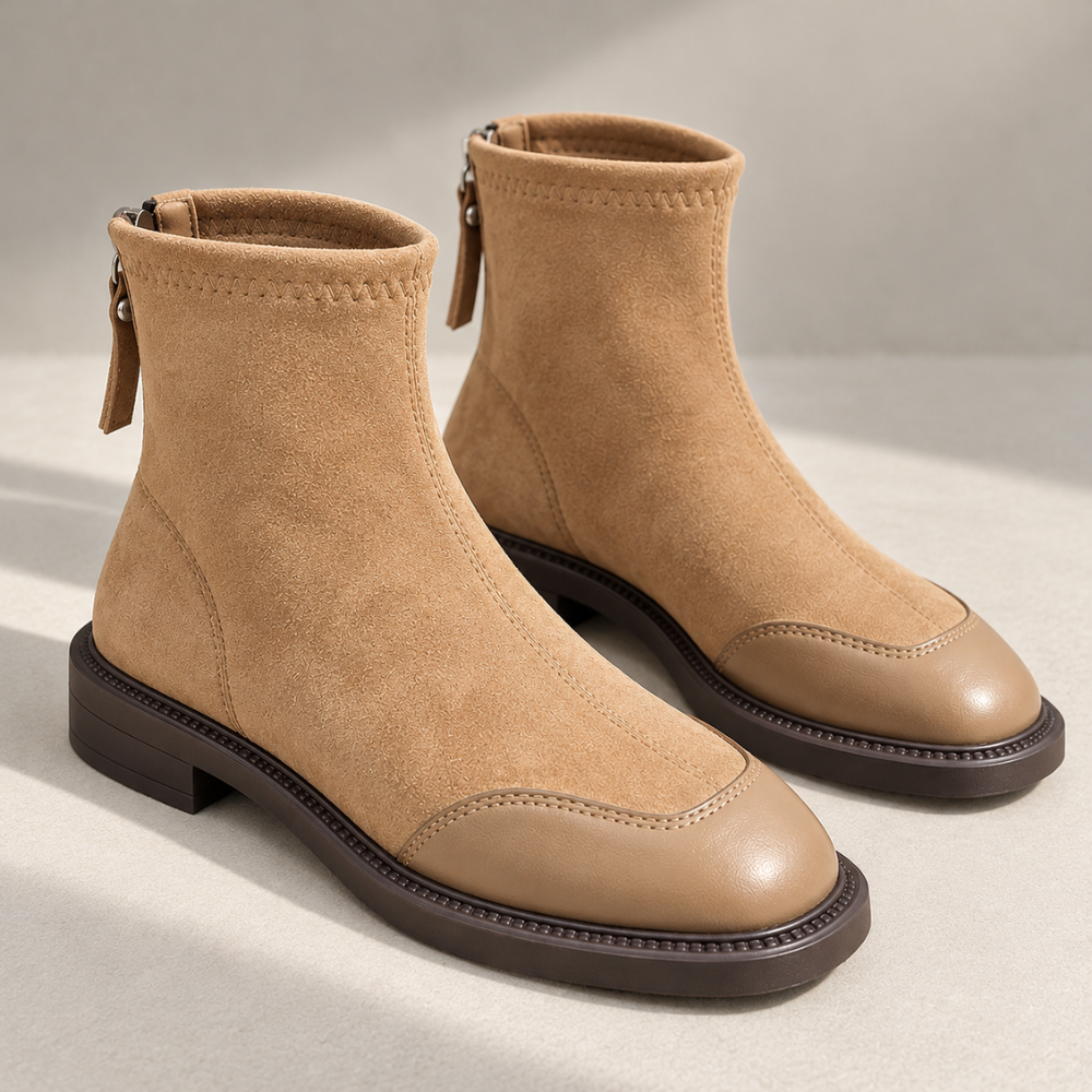 Donna Square-Toe Boots