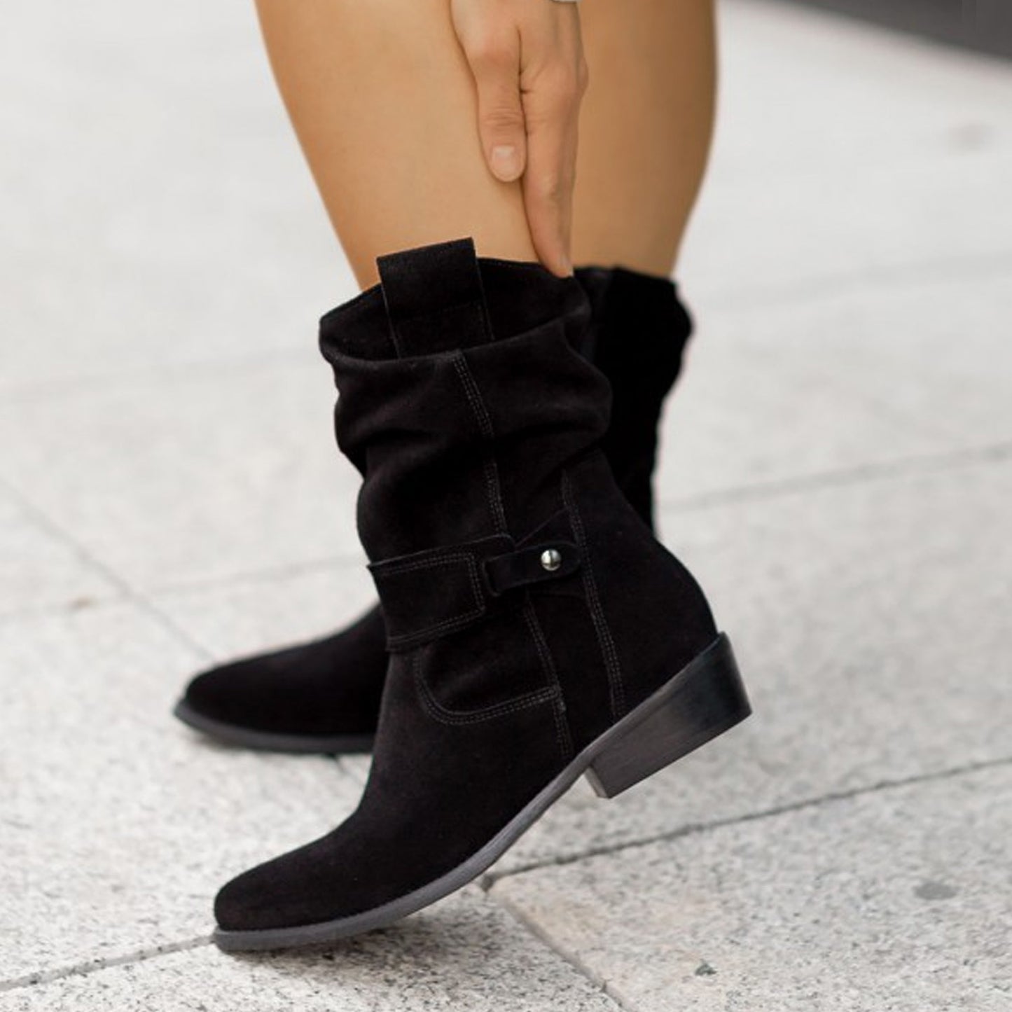 Calf Suede Boot