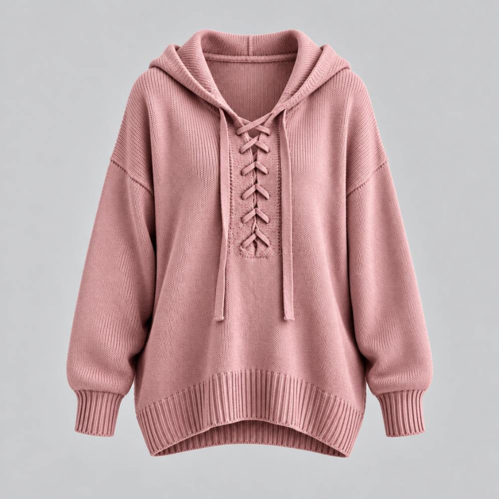 Niki Laced Knit Pullover